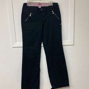 Groggy Stretch Vintage Black Cargo Jeans